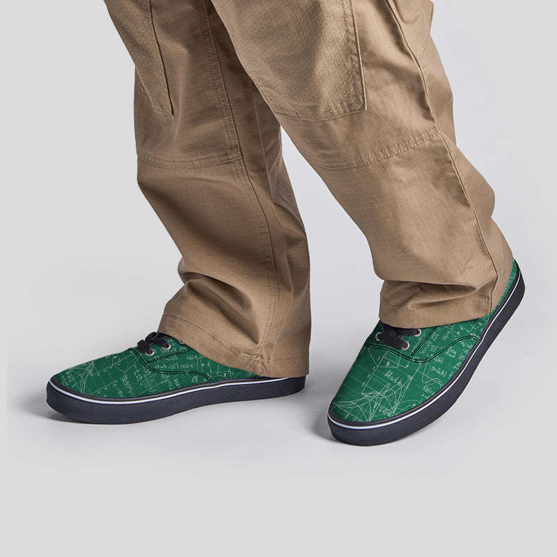 Math Function Geek Canvas Shoes