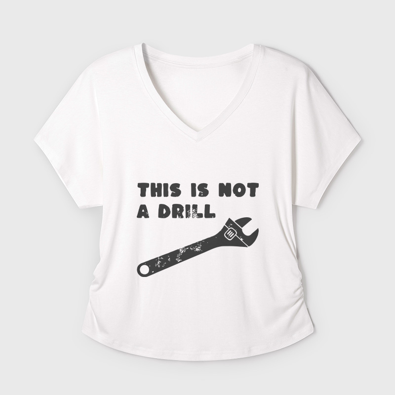 Doing It Live Geek Dolman Sleeve V-Neck Shirt