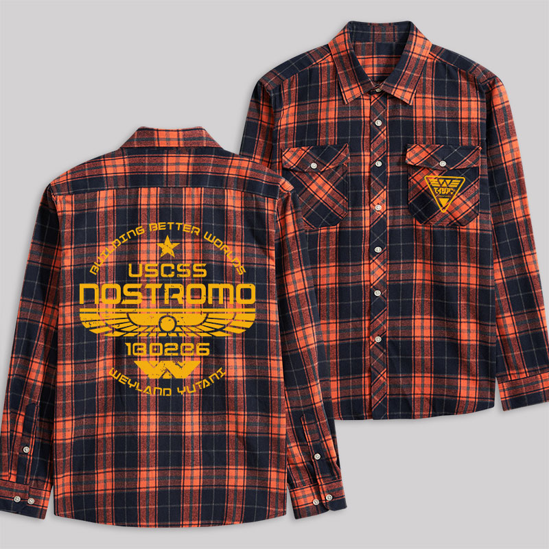 USCSS Nostromo Plaid Flannel Shirt