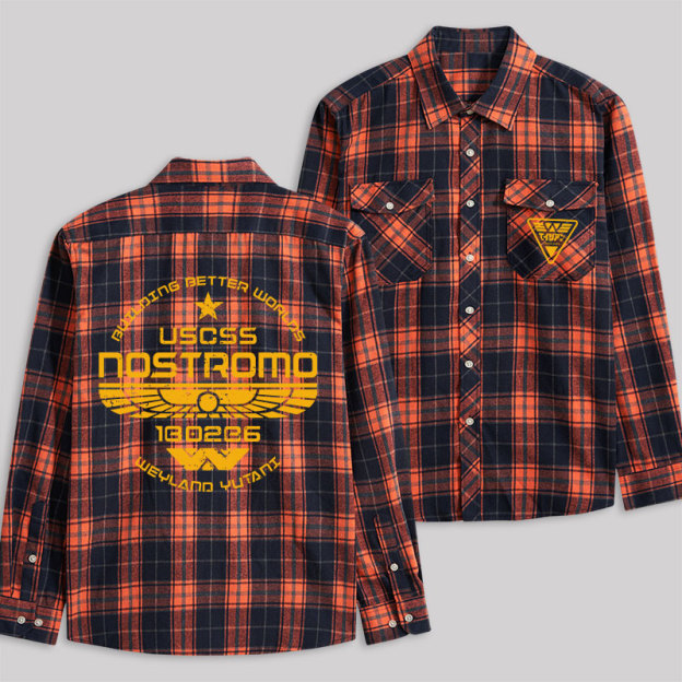 USCSS Nostromo Plaid Flannel Shirt