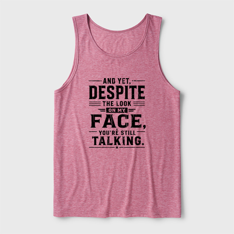 Funny Words Ultra Soft Heather Tank