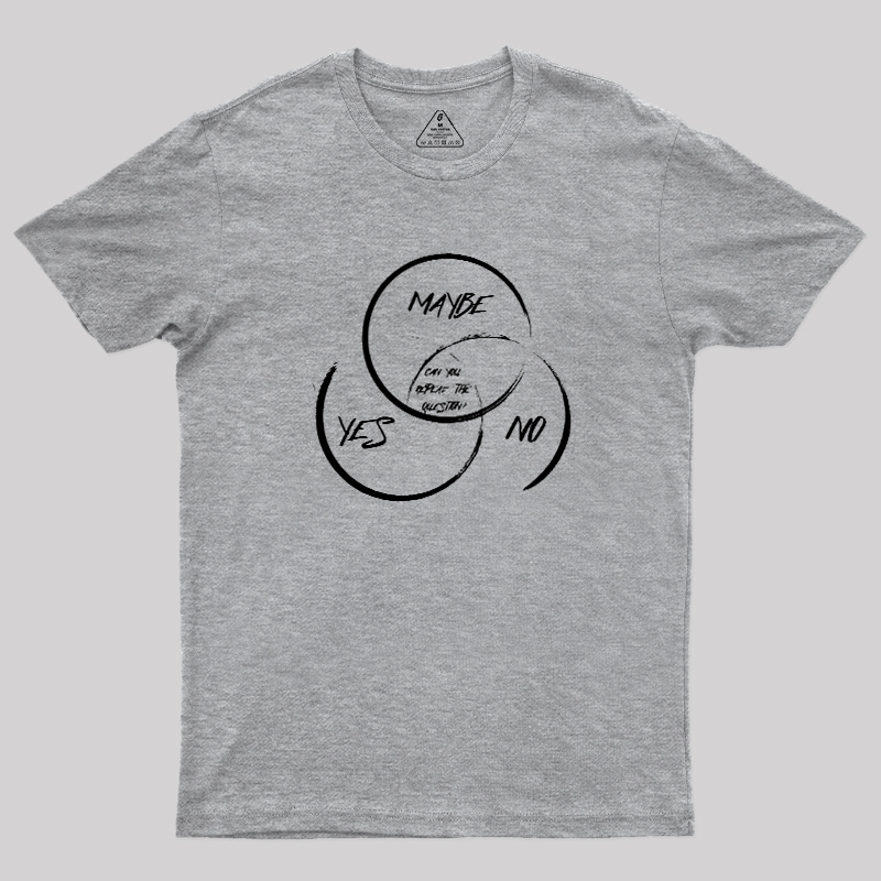 Yes No Maybe Geek T-Shirt