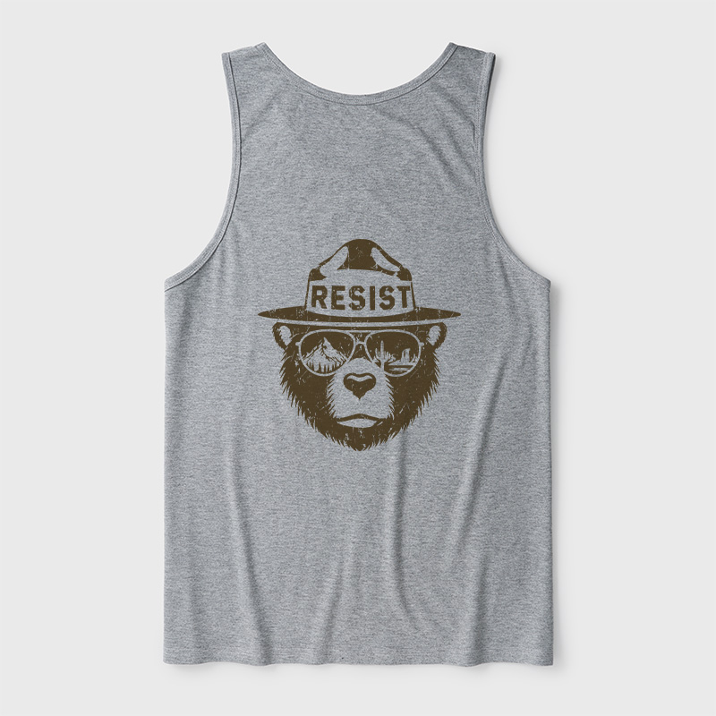 Vintage Alt National Park Service Resist Ultra Soft Heather Tank