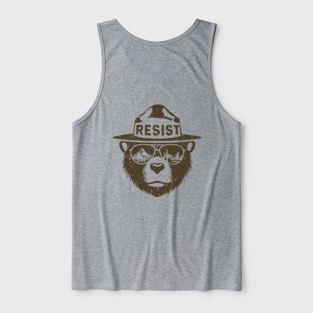 Vintage Alt National Park Service Resist Ultra Soft Heather Tank