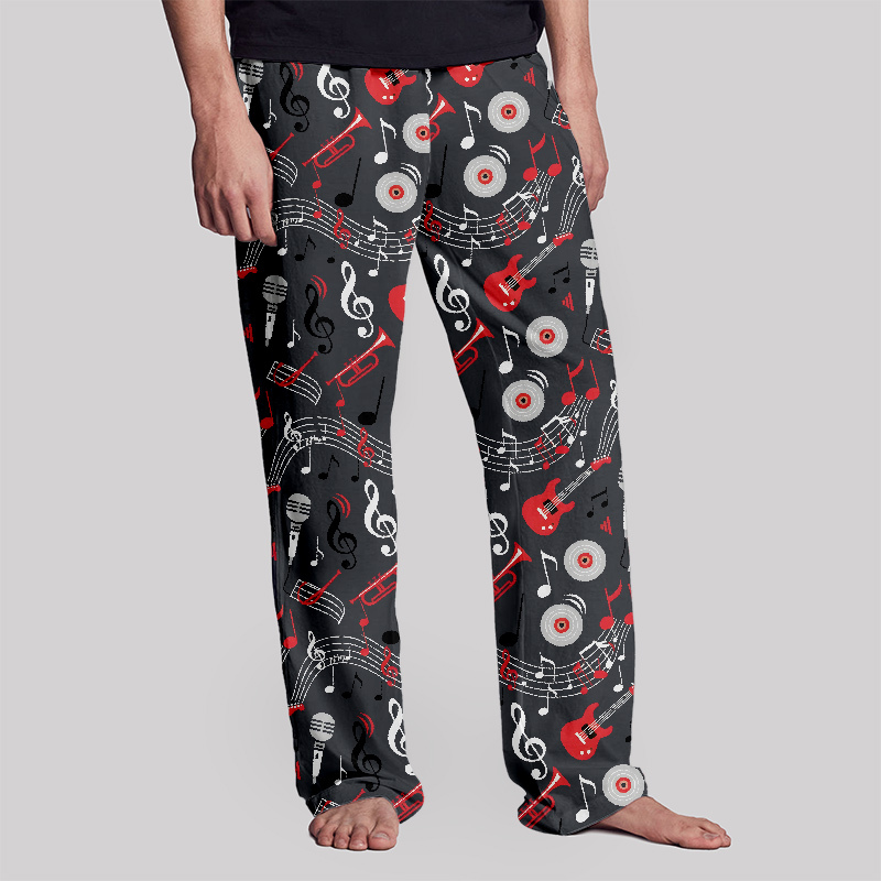 Melody Symphony Print Geek Loungewear Pants