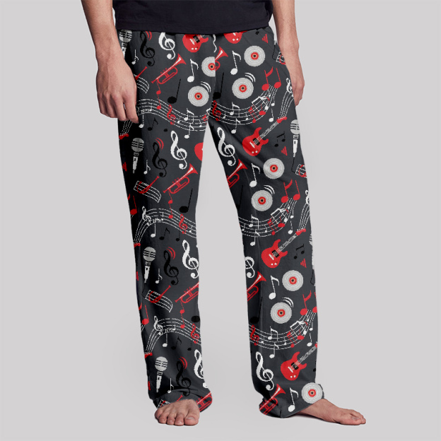 Melody Symphony Print Geek Loungewear Pants