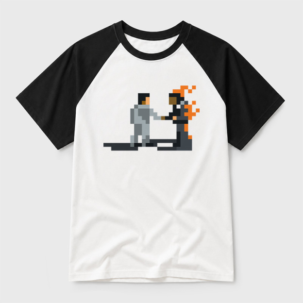 Wish You Were Here Geek Retro Raglan T-Shirt