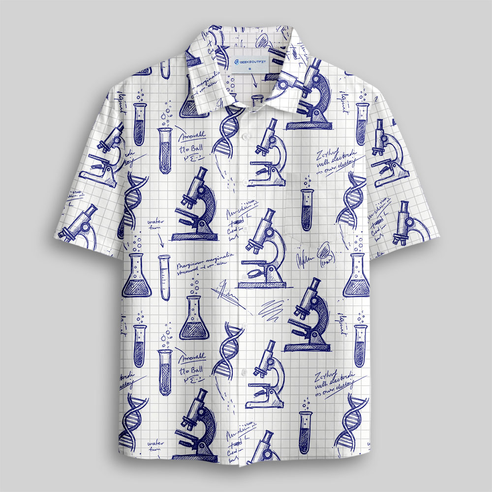 The Microscope Manuscript Button Up Pocket Shirt