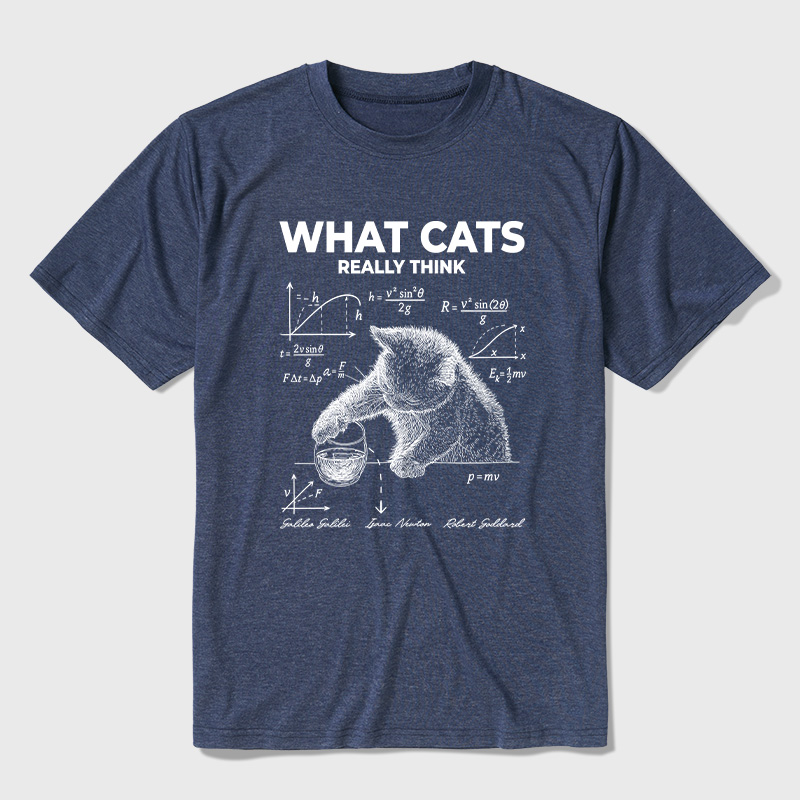 What Cats Really Think Ultra Soft Heather Tee