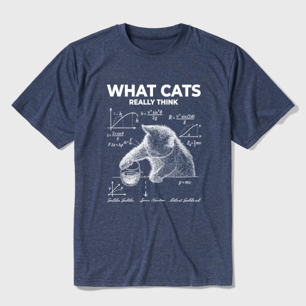 What Cats Really Think Ultra Soft Heather Tee