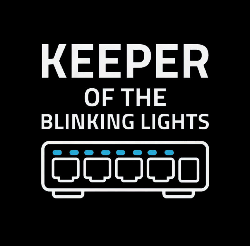 Keeper of the Blinking Lights Geek T-Shirt