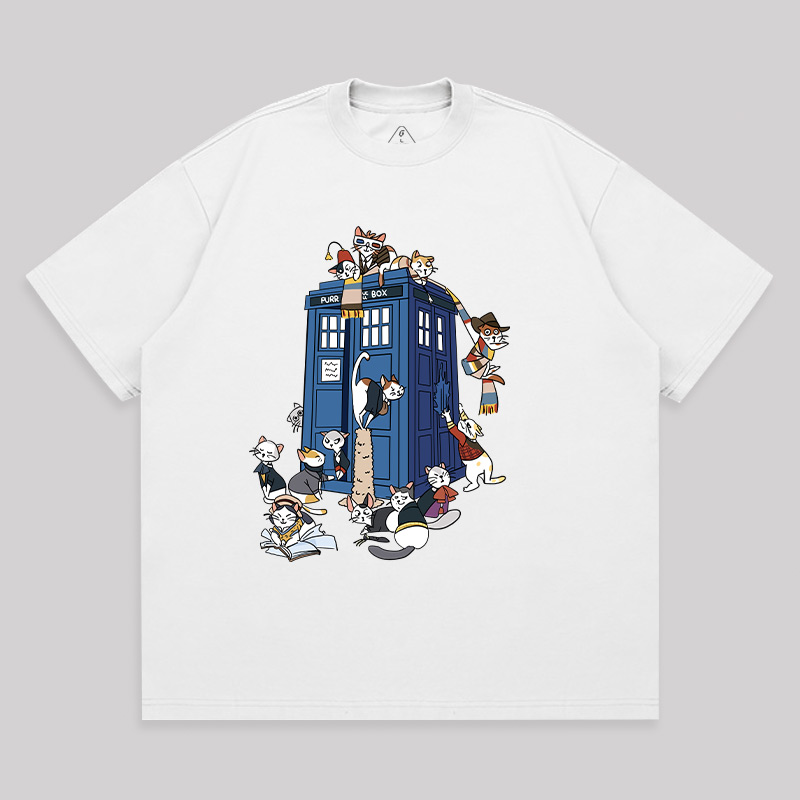 Doctor Cat Unisex Oversized T-shirt