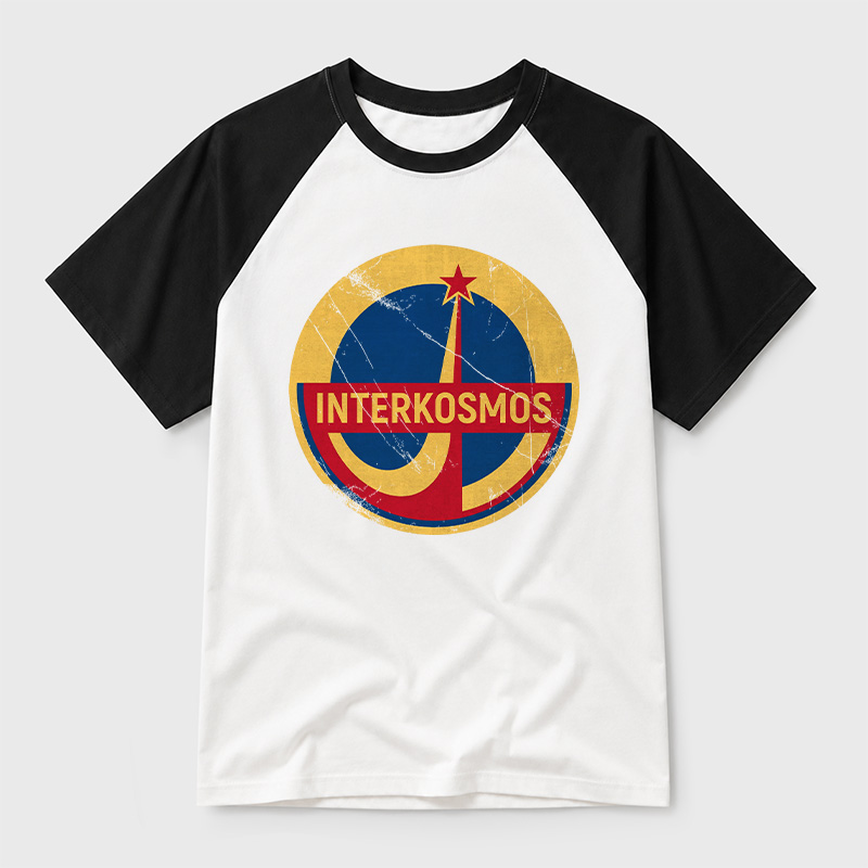 INTERKOSMOS Geek Retro Raglan T-Shirt