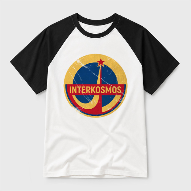 INTERKOSMOS Geek Retro Raglan T-Shirt