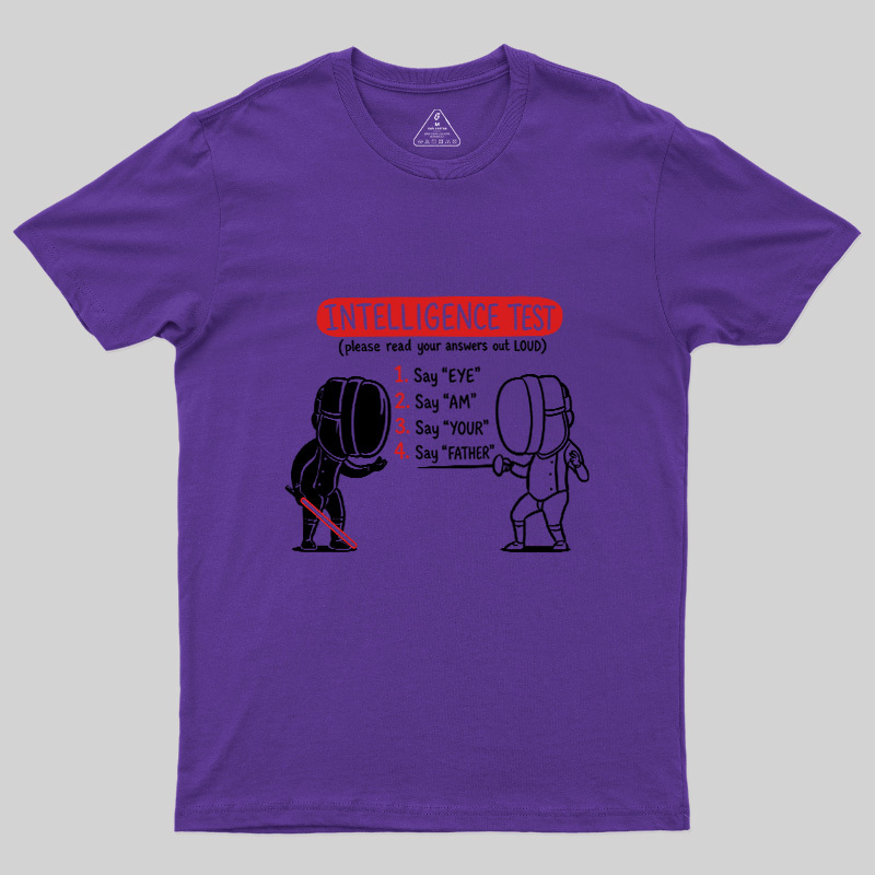 Intelligence Test Geek T-Shirt