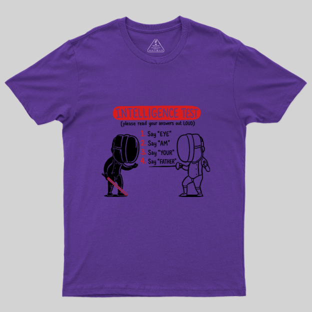 Intelligence Test Geek T-Shirt