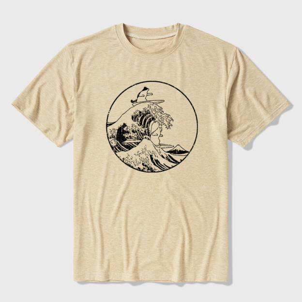 Big Wave Cats Ultra Soft Heather Tee