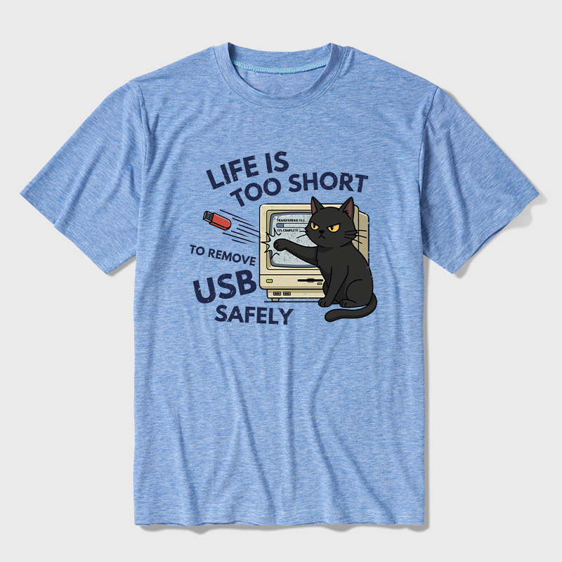 Cat’s Eject Ultra Soft Heather Tees