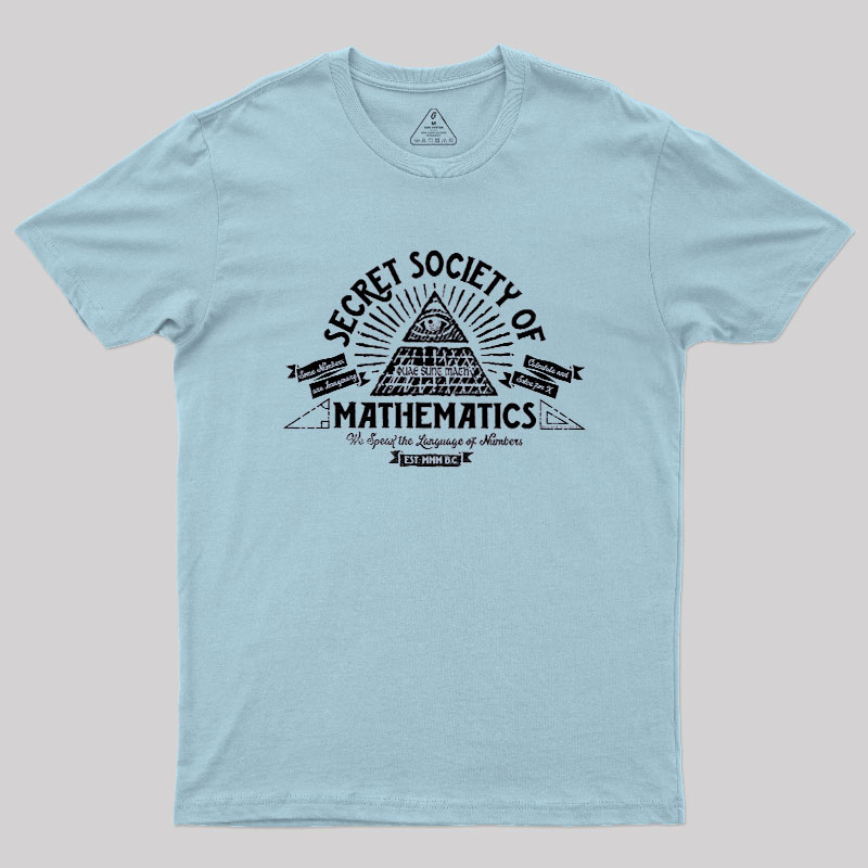 Illumathnati - Secret Society of Math Geek T-Shirt
