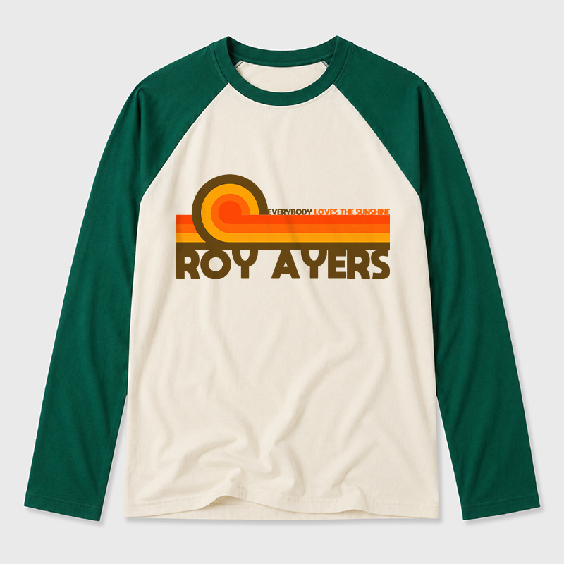 Roy Ayers Everybody Loves the Sunshine Geek Retro Raglan Long-Sleeve Tee