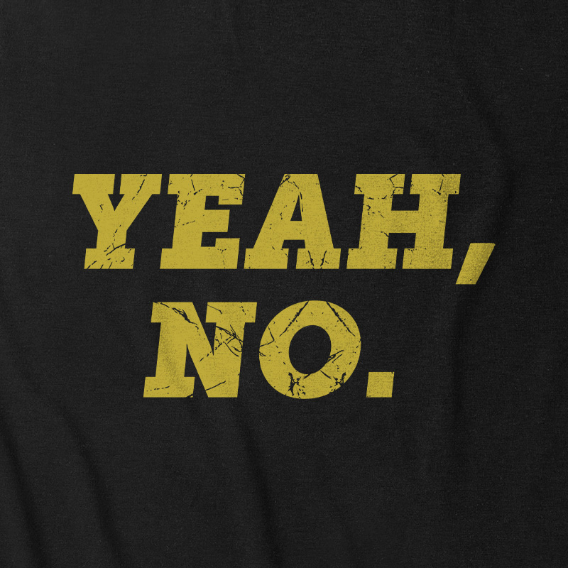 Yeah No Ultra Soft Heather Tank