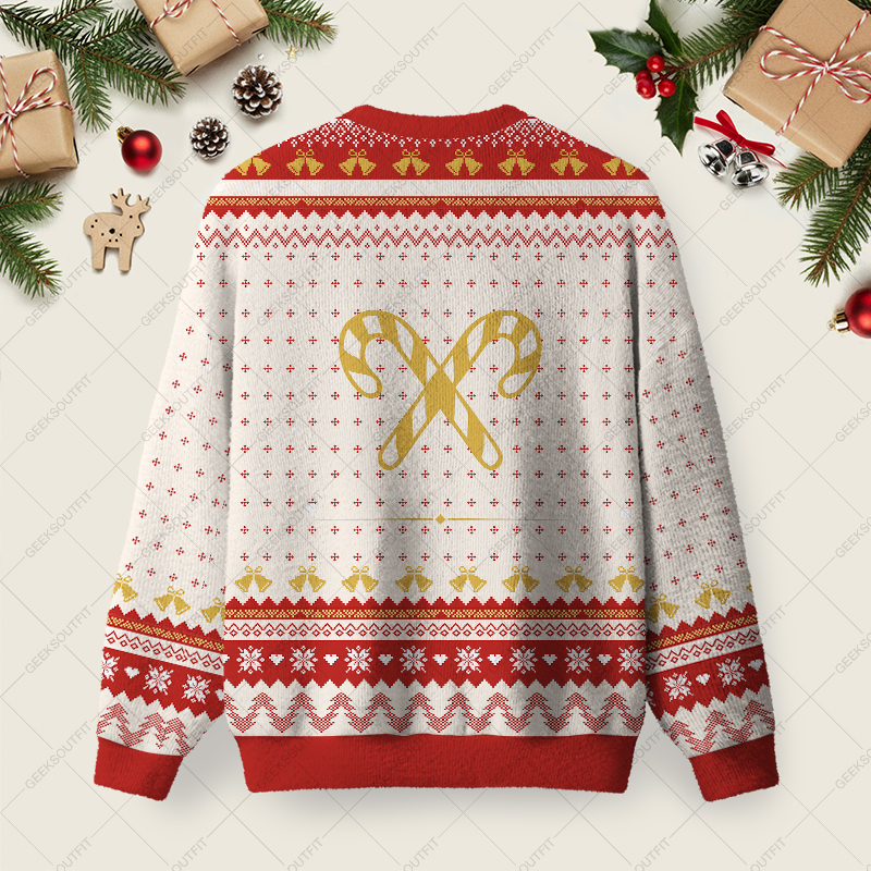 National Anti-Caroling Clu Ugly Christmas Fuzzy Fleece Sweatshirt