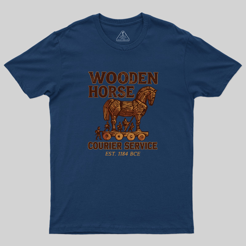 Trojan Courier Geek T-Shirt