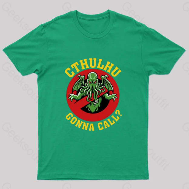 Abyssal Lord Gonna Call T-Shirt Green / S