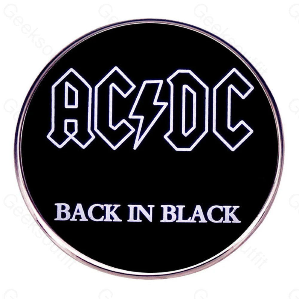 Ac/Dc Back In Black Pins