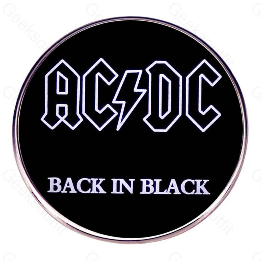 Ac/Dc Back In Black Pins