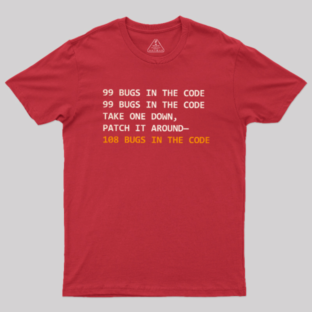 99 Bugs In The Code Geek T-Shirt