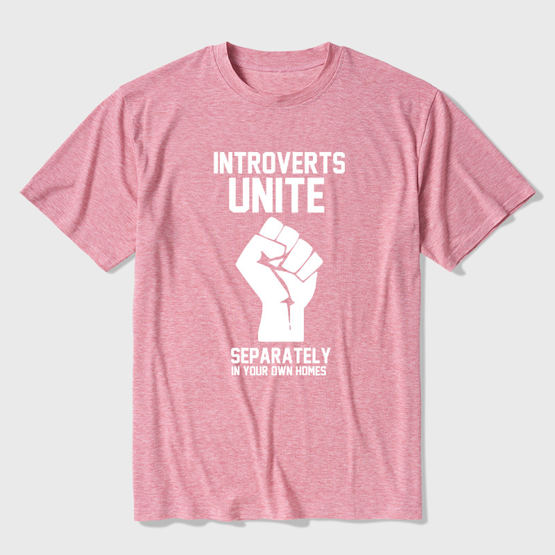 Introverts Unite Ultra Soft Heather Tee