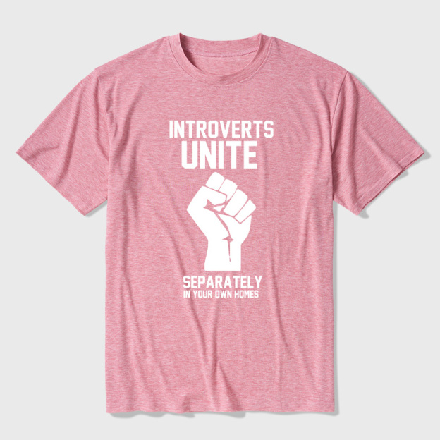 Introverts Unite Ultra Soft Heather Tee