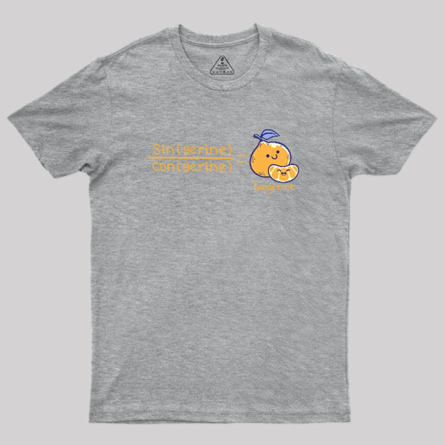 Tangerine Math Pun Geek T-Shirt