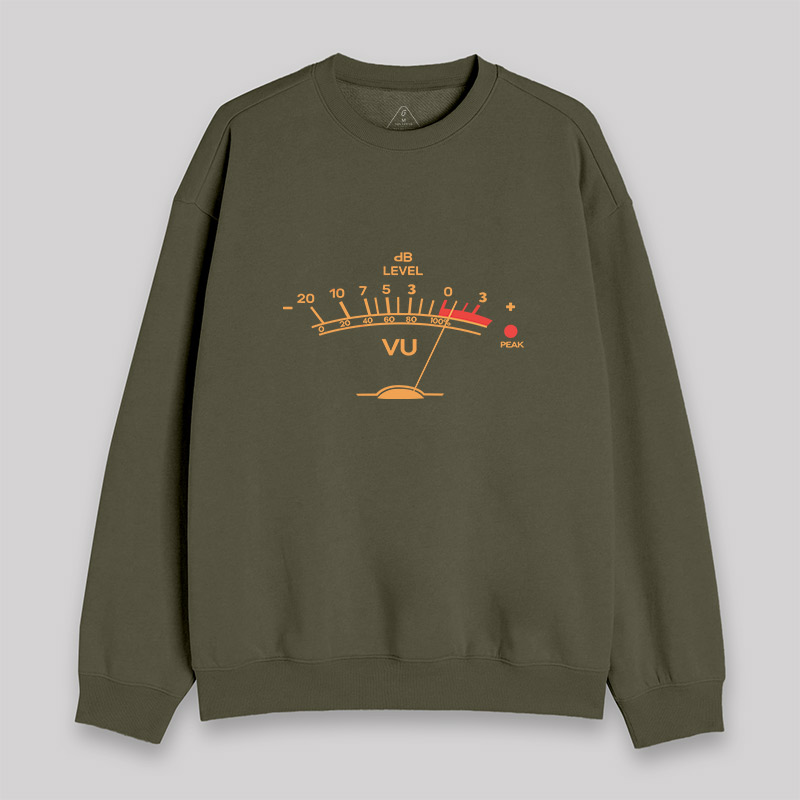 Volume VU Meter Sweatshirt