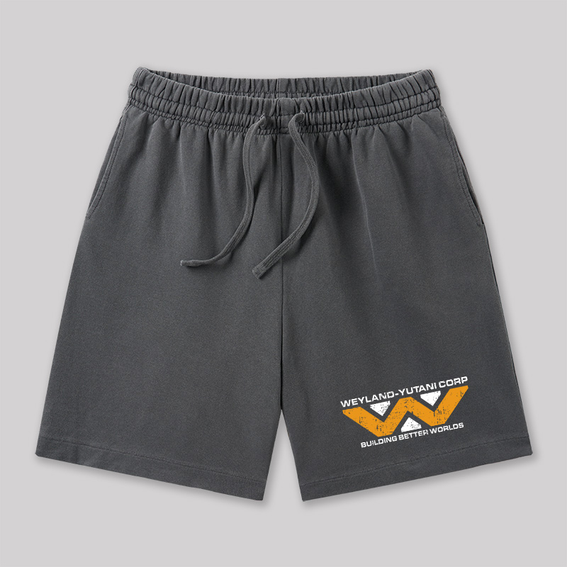 Weyland Yutani Corp Geeky Washed Shorts