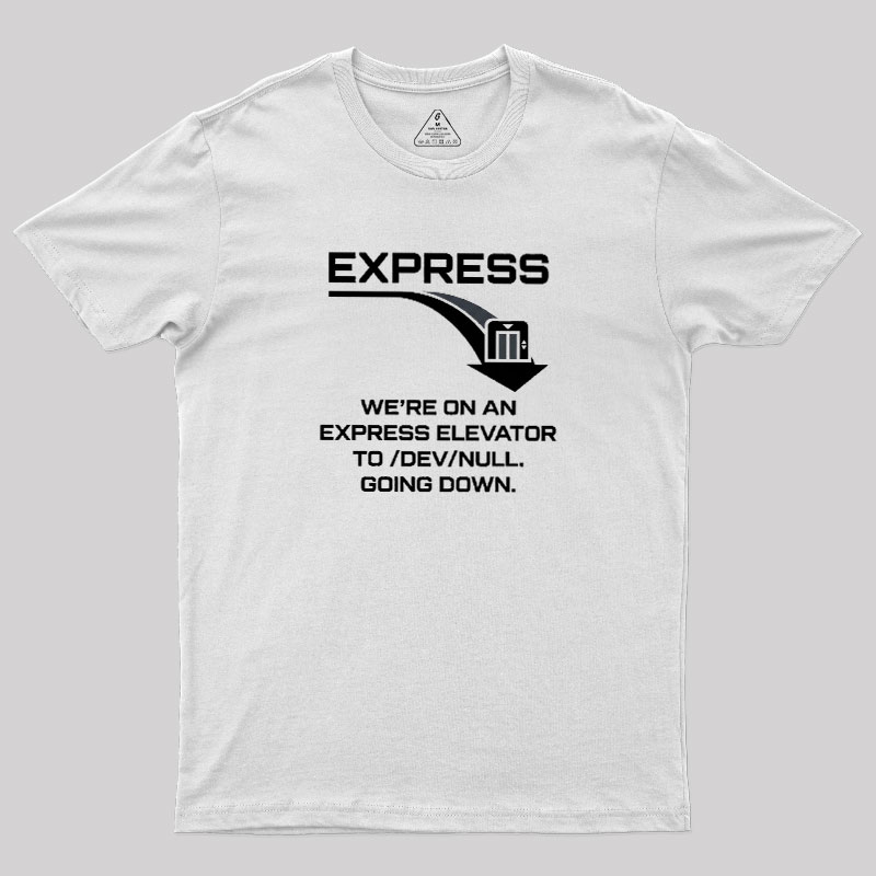 Data Black Hole Express Geek T-Shirt