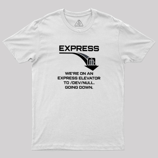 Data Black Hole Express Geek T-Shirt