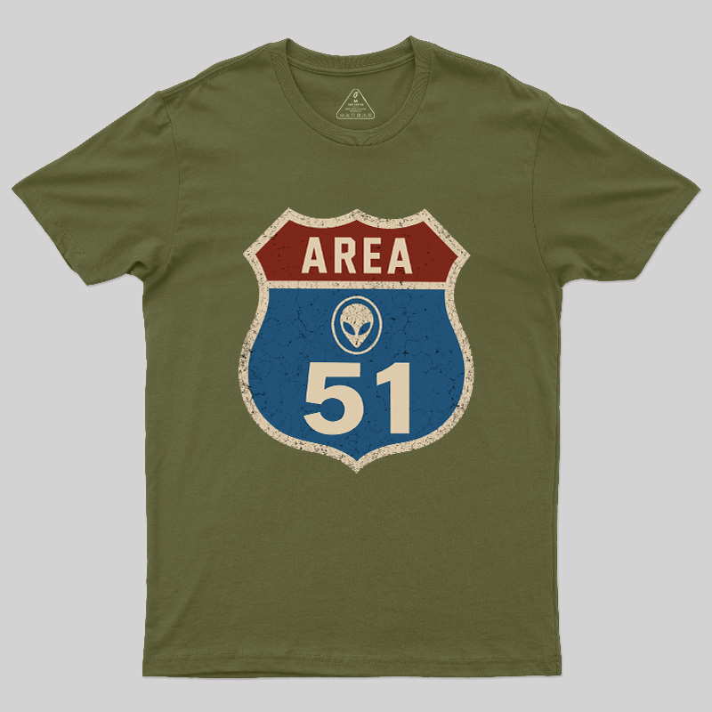 Secret Desert Alien Outpost Geek T-Shirt