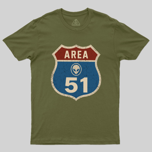 Secret Desert Alien Outpost Geek T-Shirt