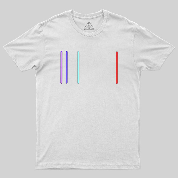 Hydrogen Emission Spectrum Geek T-Shirt