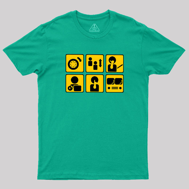 People On The Bus Geek T-Shirt