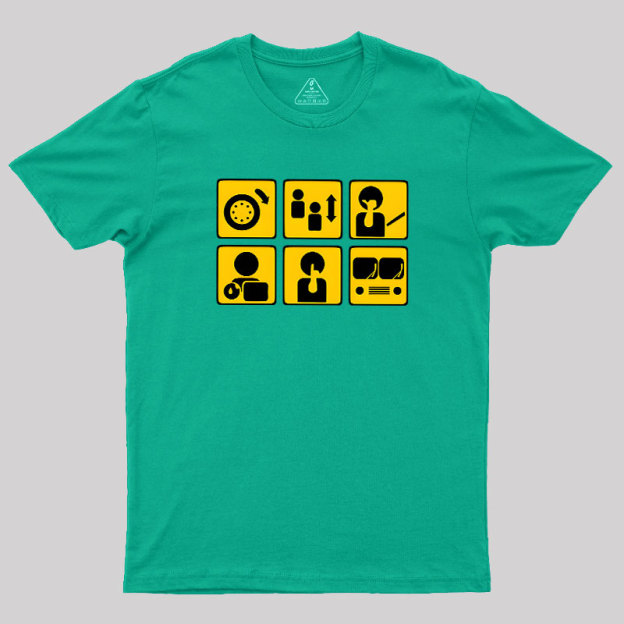 People On The Bus Geek T-Shirt