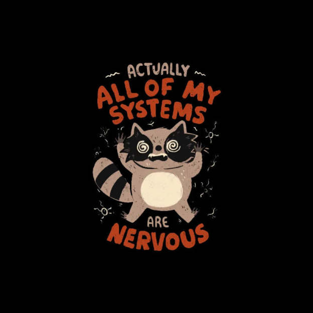 Actually All Of My Systems Are Nervous T-Shirt