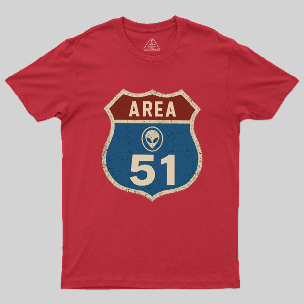 Secret Desert Alien Outpost Geek T-Shirt