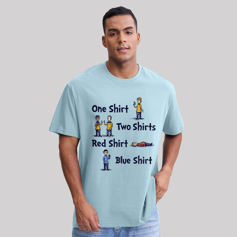 Red Shirt Blue Shirt Geek T-Shirt