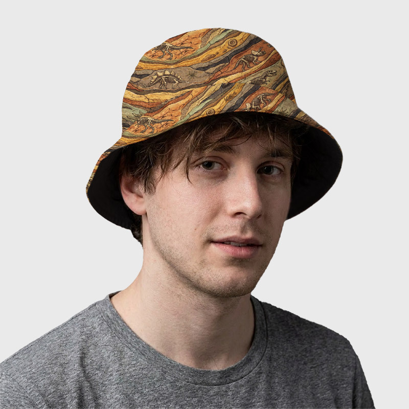 Rock Fossil Geek Bucket Hat
