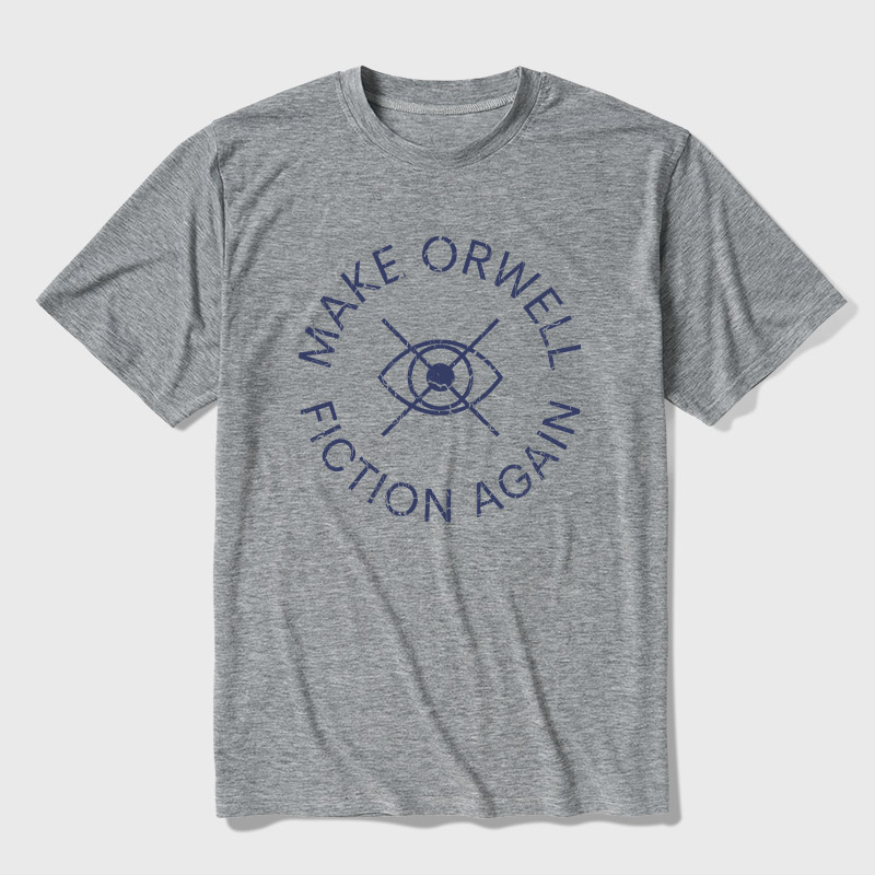 Make Orwell Fiction Again Ultra Soft Heather Tee