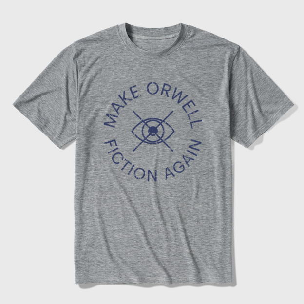 Make Orwell Fiction Again Ultra Soft Heather Tee
