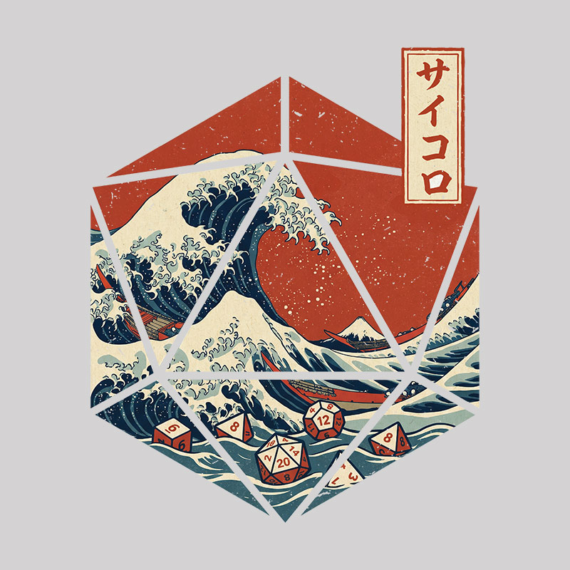 The Great Wave Of Fate Geek T-Shirt